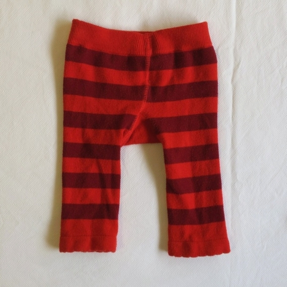 blade & rose striped stretchy knit leggings footless tights 0-6 months baby girl - Picture 6 of 6